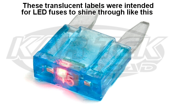 Blue Sea Systems 8217 translucent fuse box labels