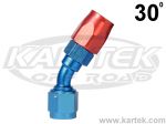 Shop Series 3000 30 Degree Hose Ends - Blue & Red Now