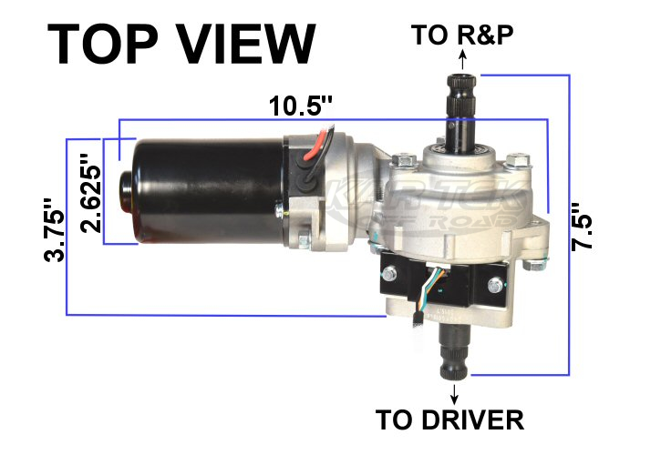 Sand Rail Electric Power Steering Dimensions