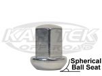 Chrome 14mm-1.5 Ball Seat Lug Nut For 5 Lug Centerline, BTR, EMPI Race Trim or Method Race Wheels