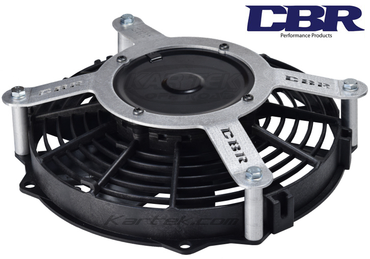 cbr custom built radiators aluminum fan supports for spal and maradyne electric fans