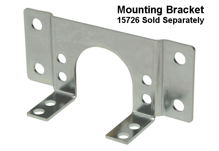 derale 15726 mounting bracket for their 13011 15719 25011 25719 mechanical bypass oil thermostats