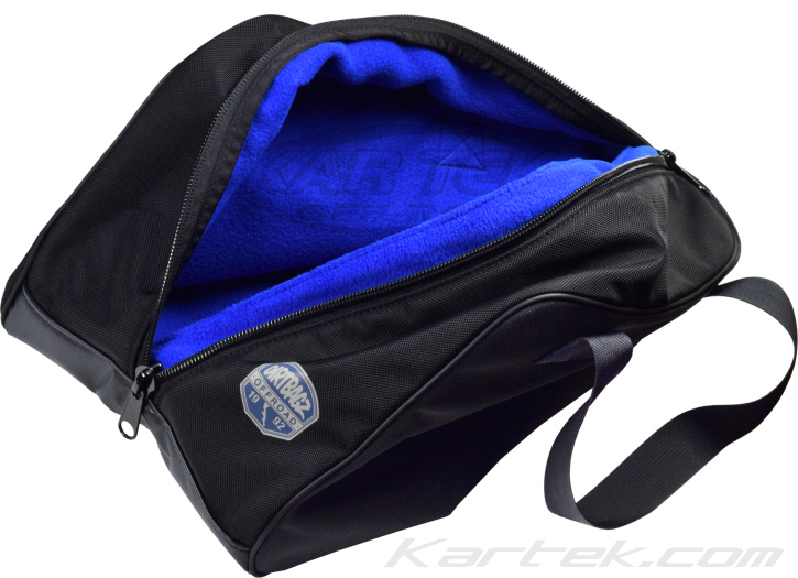 dirt bagz 36-001 black canvas soft fleece lined interior helmet bags for street and offroad racing helmets