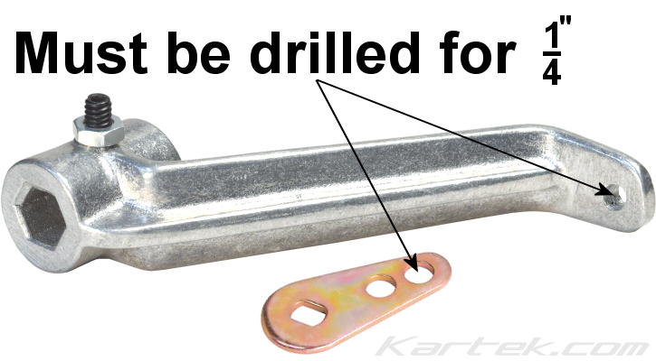 kartek off-road hd 1/4 inch thread dual weber or dellorto carburetor linkage hex bar turn buckle rod