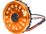 KC HiLites 1360 Cyclone V2 Amber 2-1/4" Universal 5w LED Rock, Dome, Work Or Ambient Light