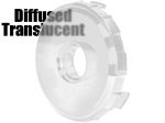 KC HiLiTES 4401 Diffused Translucent Snap-On Lens Cover For Their Cyclone V2 Rock Or Dome Lights