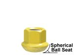 KRC Kluhsman Racing Components 14mm Yellow Coated Race Lug Nut For Centerline EMPI Race Trim Method
