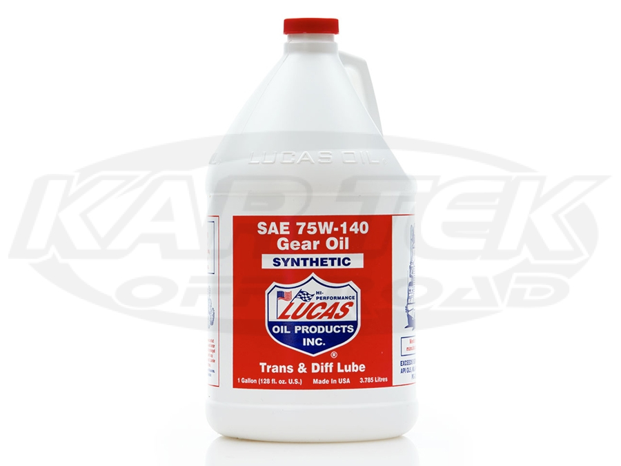 Lucas Oil Products 10122 75W140 Full Synthetic Transmission Gear Oil