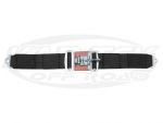 Crow Enterprizes 3" Wide Lap Seat Belt 55" Long Duck Bill Latch Style With Bolt In Tabs SFI 16-1