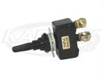 Sealed Single Pole Switch w/ Black Lever On/Off/On