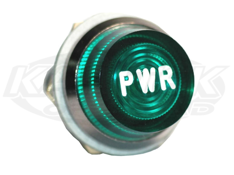 【中古】 k4 17 430 17 440シリーズのLEDグリーン電球インジケータライト12?V 440 Series Engraved Indicator Lights - Green Lens Green ALT