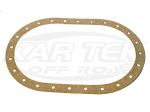 Fuel Safe 1GAS122 Cork 32 Bolt Oval Flange Gasket 7" x 13-1/2" Inside and 8-1/2" x 15-1/8" Outside