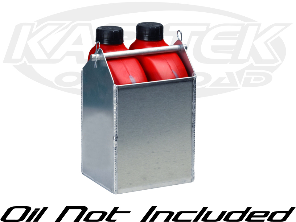 Kartek OffRoad 2 Quart / Liter Spare Oil Holder Bolts To Your Car With