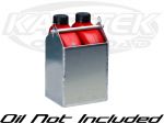Manwelder 2 Quart / Liter Spare Oil Holder Bolts To Your Car With Quick Release Pin