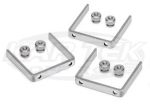 Aluminum Gauge Mounting Brackets 2-1/16" Gauges, 3 Pack