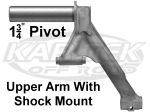 Foddrill 4" Longer Upper Right Front VW Trailing Arm With Shock Mount 7/8" Link Pin HD 1-3/4" Pivot