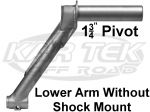 Foddrill 4" Longer Lower Left Front VW Trailing Arm Without Shock Mount 7/8" Link Pin HD 1-3/4" Pvt