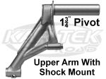 Foddrill 4" Longer Upper Left Front VW Trailing Arm W/ Extended Shock Mnt 7/8" LP - HD 1-3/4" Pivot