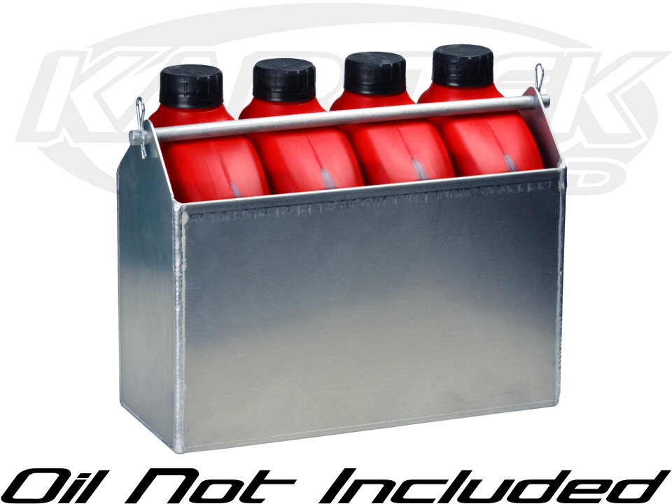 Kartek OffRoad 4 Quart / Liter Spare Oil Holder Bolts To Your Car With