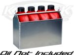 Manwelder 4 Quart / Liter Spare Oil Holder Bolts To Your Car With Quick Release Pin