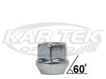 12mm-1.5 Thread Silver 60 Degree Tapered Open End Lug Nut