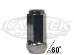 Chrome Extra Long 14mm-1.5 Thread 60 Degree Tapered Lug Nut