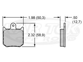 Wilwood Brake Pads - BP-20 Dynalite