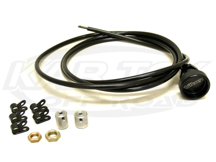 Tilton Billet Remote Brake Bias Adjuster 3/8"24 & 7/16"20 Coupling