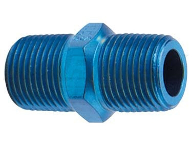 Shop NPT Male Pipe Nipple - Blue Now