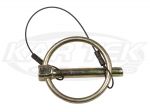 AutoFab Replacement 1/4" Q-Clip Pin With Tether For Their Urethane Hood Pin Bushing Assemblies