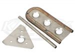 Alpha Waterjet Cutting 3 Bolt Pattern Weld Together Stainless Steel Left Foot Rest Dead Pedal