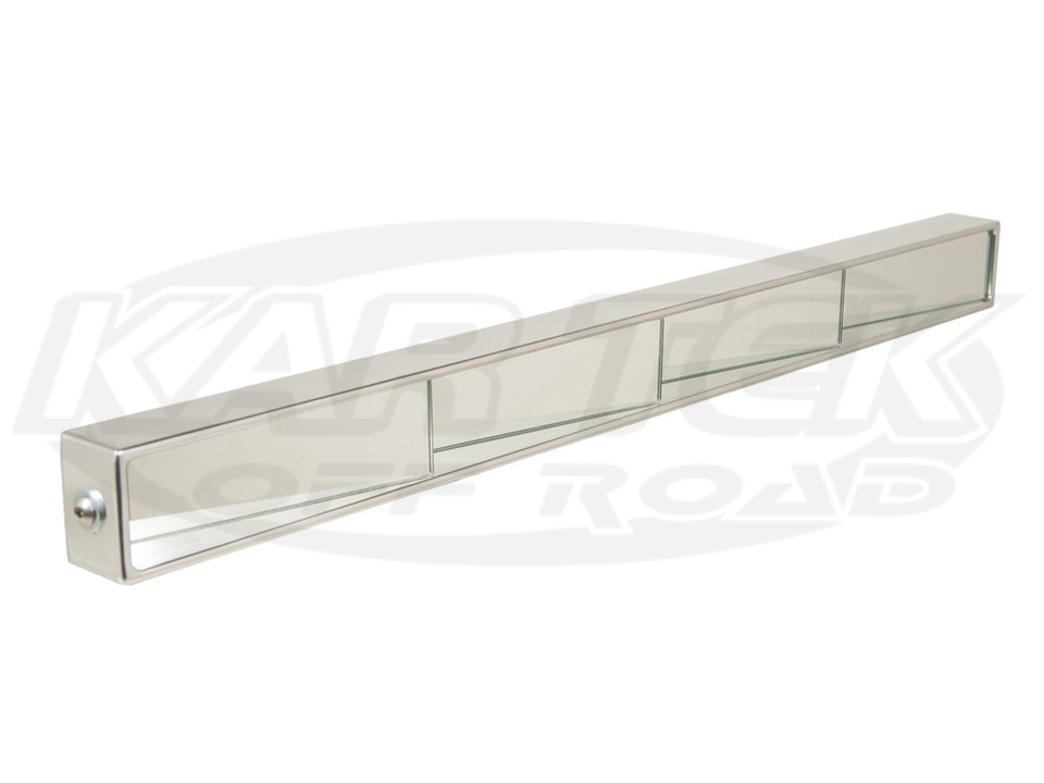 Rear View 24" 4 Panel Wink Mirror Polished Kartek OffRoad