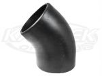 Mission Rubber Hard Black 45 Degree Elbow Intake Hose 3" Inside Diameter