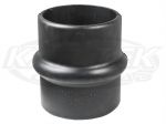 Mission Rubber Hard Black Intake Hose Couplers 4" Inside Diameter