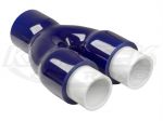 Parker Pumper Fresh Air System Dual Helmet Y Adapter Fits Any 1.25" Hose Uses #16 Hose Clamps