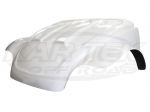 One Piece Hand Laid Fiberglass Baja Bug Front Hood Racing Style Without Headlight Buckets