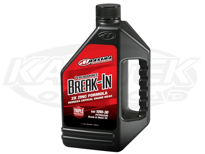 Maxima Performance BreakIn Oil 10W30, 1 Quart Kartek OffRoad