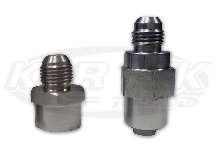 Stock 2.2, 2.4, L61, LE5 & LSJ Ecotec Fuel Rail Adapters 6 AN for 3/8" Line & Thin Thread