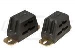 Progressive Rate Bump Stops - 3-1/2" Tall Black Pair