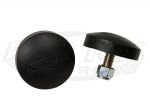Large Button Bump Stops - 11/16" x 2" Black Pair