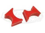 Prothane 19-1718 Red Urethane Shock Reservoir Mounts 1-1/2" Tube To 2" Dia Shock Reservoirs
