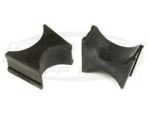 Prothane 19-1719-BL Black Urethane Shock Reservoir Mounts 1-1/2" Tube To 2-1/2" Dia Shock Reservoirs