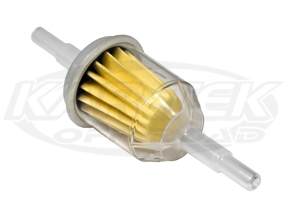 Clear Plastic Inline VW Disposable Fuel Filter 131-261-275-A Can 