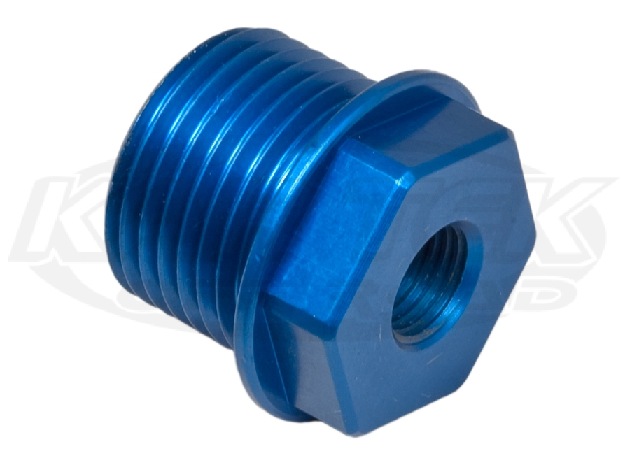 Bypass End Caps .900" TLG, BLUE (1" TUBE) Kartek OffRoad