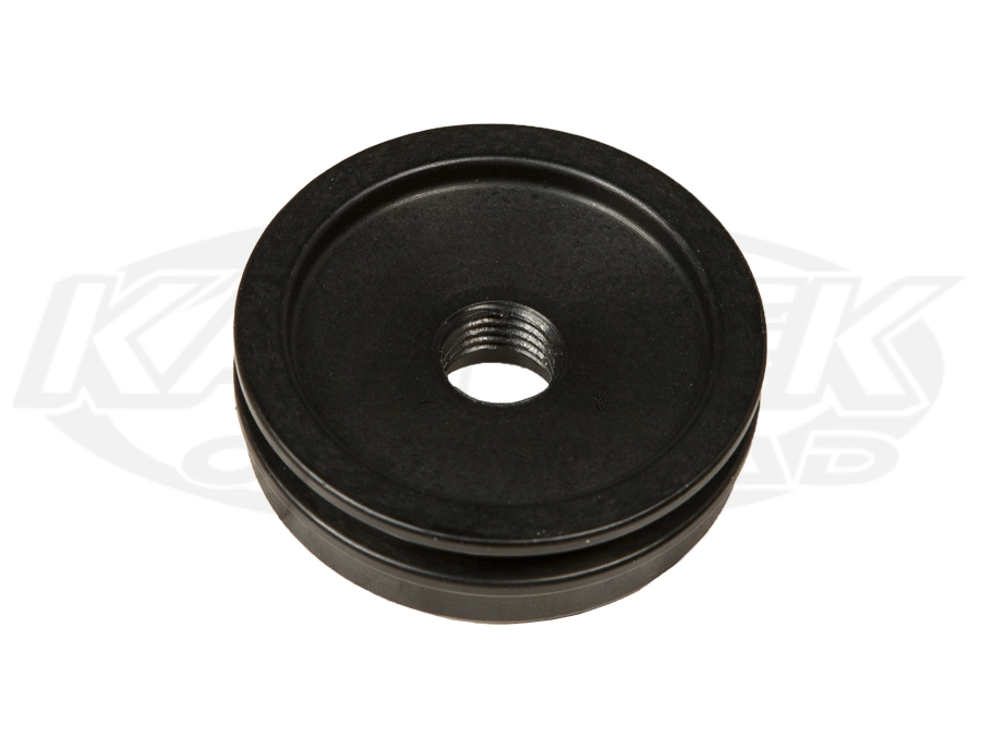 Fox Shocks 2.0" Black Reservoir End Cap Offset 7/16"20 Port For Hose