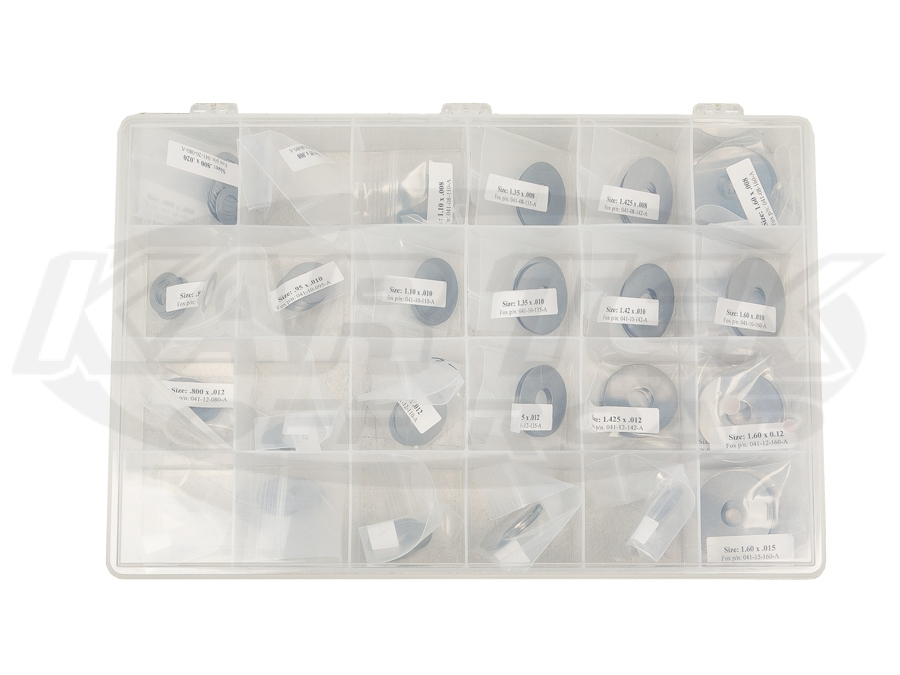 FOX Shocks 290 Piece Boxed Shock Valving Shim Service Kit For 2.0, 2.5