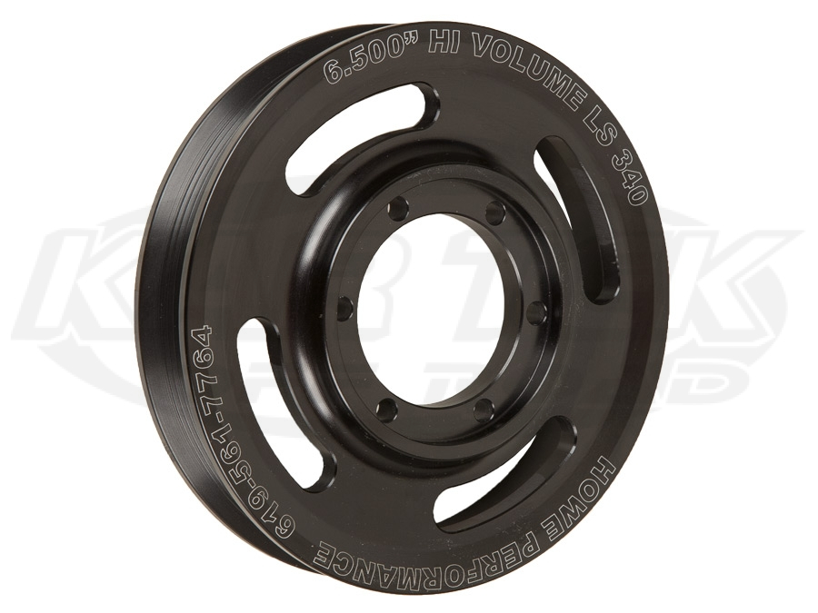 Howe Performance 6 Rib Serpentine LS1 Power Steering Pulley 61/2" Dia