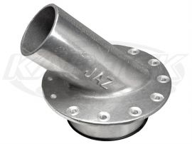 Jaz Products 345-250-03 45 Deg 12 Bolt Filler Neck With Flapper Roll Over Valve For 2-1/2" Hose
