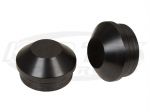 Black Anodized Aluminum Tube End Caps For 1-1/2 x 0.120 Wall Tubing Sold As A Pair