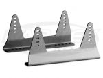 MOMO Steel Side Seat Mounts Black Pair